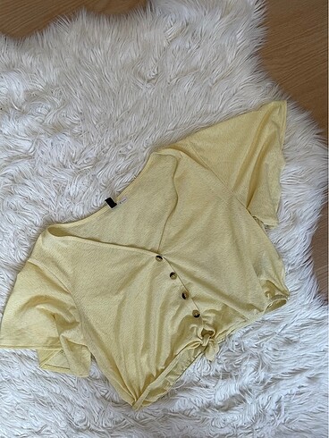 H&M HM CROP BLUZ