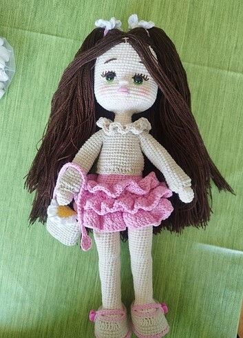 Beden Renk Amigurumi örgü oyuncak bebek