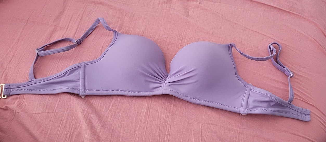 Lila Çizgili Deniz Şortu - Görsel 3