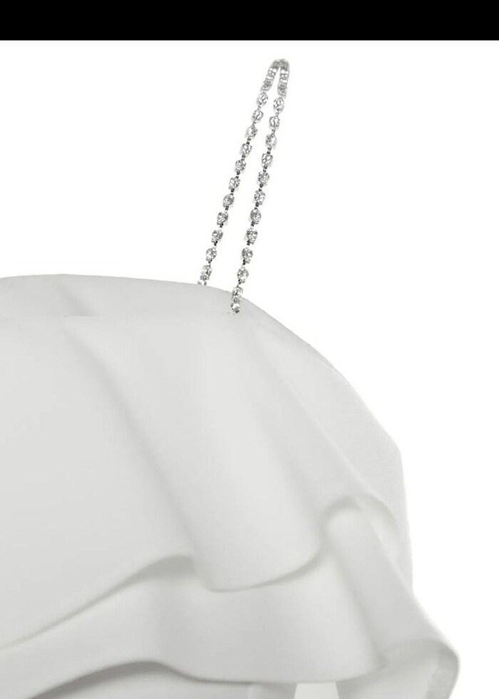 Beyaz kısa elbise - Görsel 3