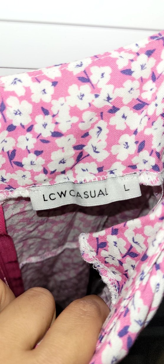 Pembe Çiçekli İnce Askılı Midi Elbise - Görsel 3