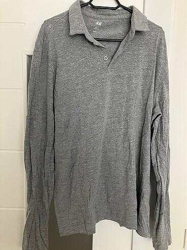H&M Hm polo yaka sweatshirt
