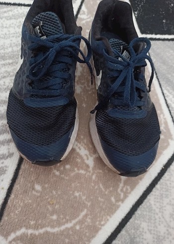 36 Beden Lacivert Bağcıklı Kadın Spor Ayakkabı