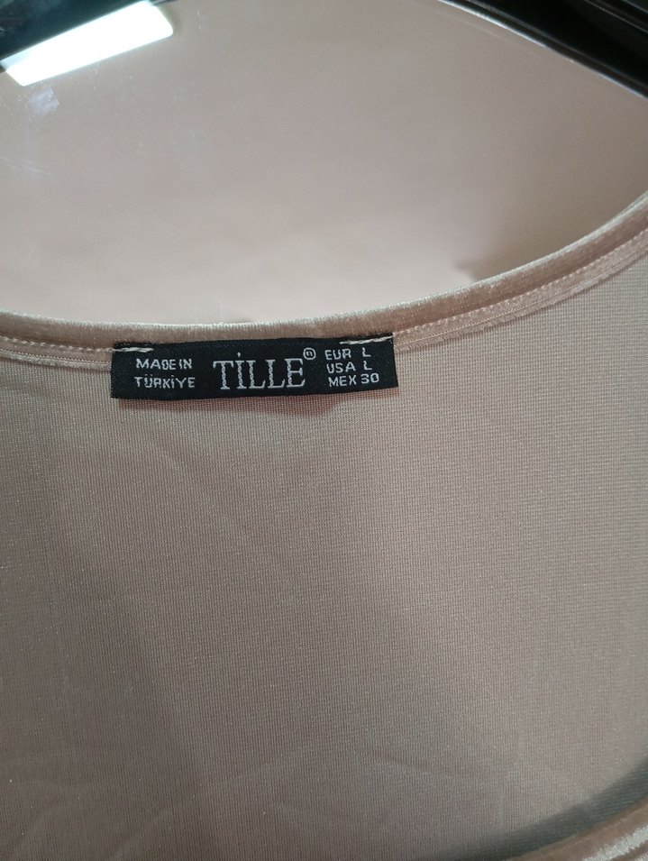 Bej Kadın Uzun Kollu Vintage Elbise - Görsel 2