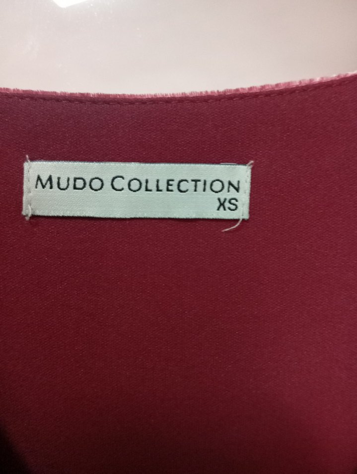 Bordo Midi Kadın Abiye Elbise - Görsel 2