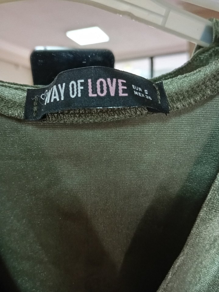 Uzun Kollu V Yaka Gri Drapeli Abiye Elbise - Görsel 2