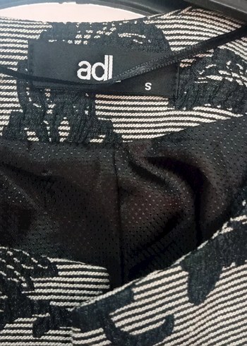 Düğmeli Desenli Gri Kadın Blazer Ceket - Görsel 2