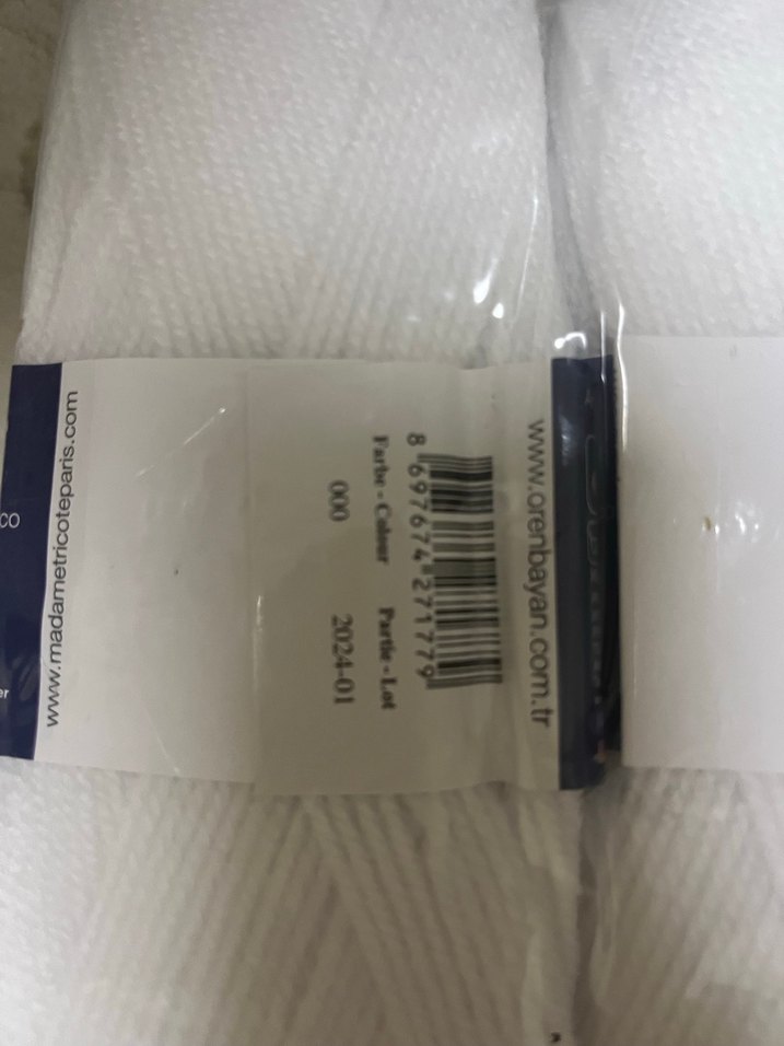 Beyaz Örgü İpi 3'lü Paket - Görsel 2