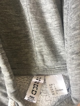 l Beden gri Renk H&M hırkası