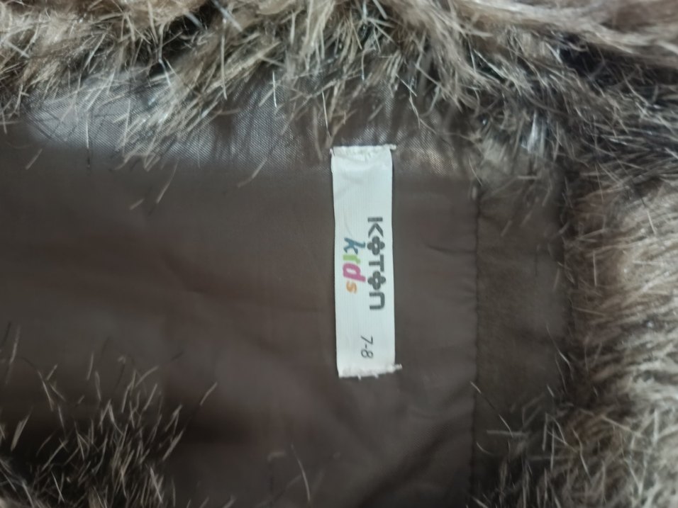 Kız Çocuk Kürklü Yelek - Görsel 3