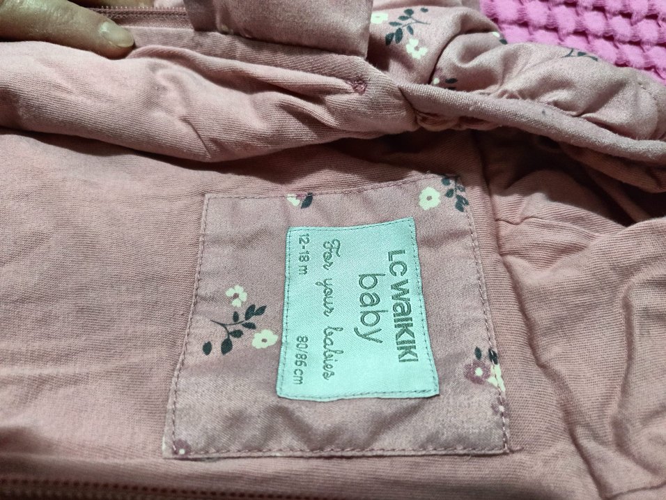 Kız Bebek Pembe Fermuarlı Tulum - Görsel 2