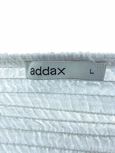 l Beden beyaz Renk Addax Mini Üst %70 İndirimli.