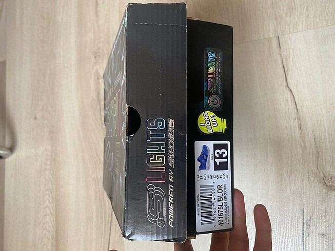 6 Yaş Beden Skechers çocuk ışıklı spor ayakkabı