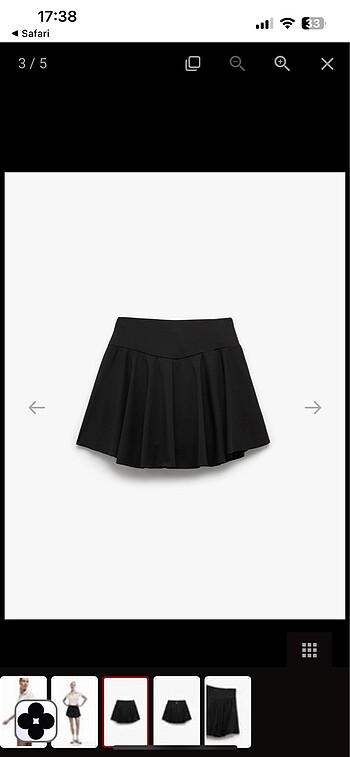 Zara Şort etek tenis eteği
