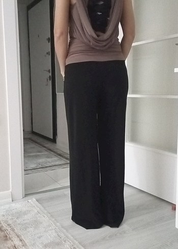 Kadın Siyah Rahat Kesim tulum - Görsel 2