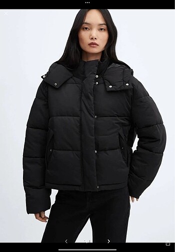 mango kapitone anorak sisme mont