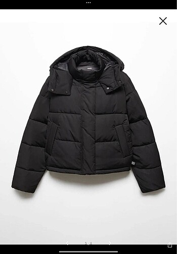 Mango mango kapitone anorak sisme mont