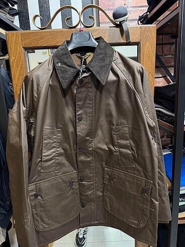 Barbour- Yağlı modeli Kahve Renk Kahve Yaka