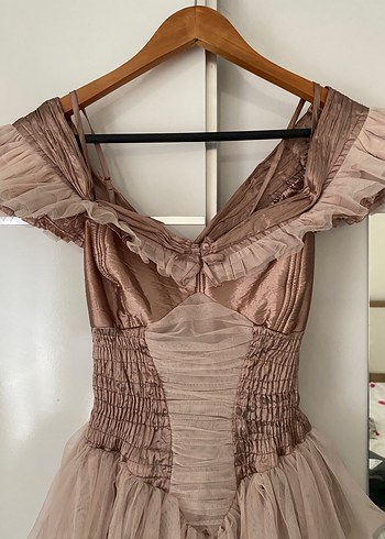 Tebi vintage dönem elbisesi abiye - Görsel 3