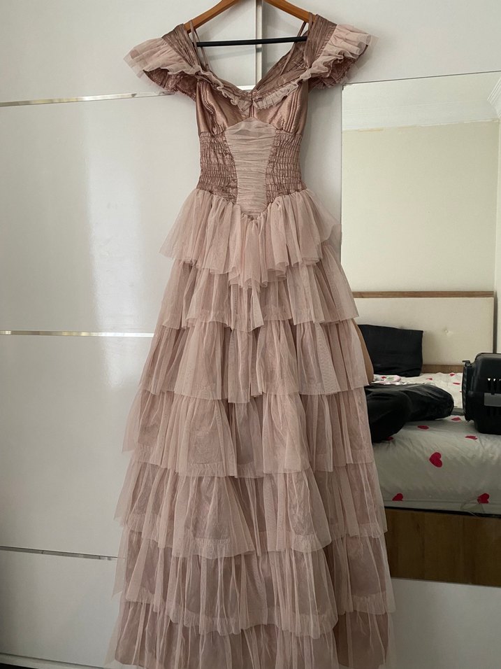 Tebi vintage dönem elbisesi abiye - Görsel 5