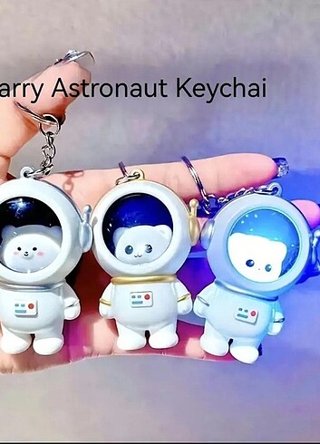 Astronot anahtarlık - astronot charm IŞIKLI