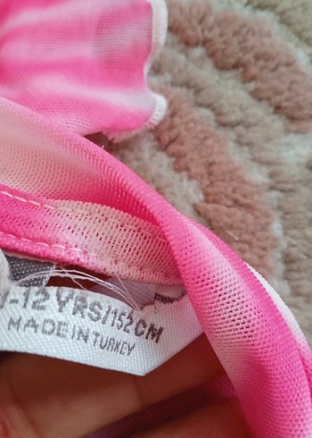 Kızlar için Pembe Batik Desenli Kısa Kollu Tişört - Görsel 4