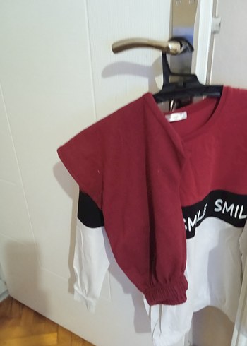 Bordo Kadın Spor Rahat Kesim Eşofman Altı - Görsel 2