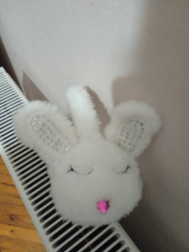 Beyaz Kürklü Çocuk Saç Bandı - Görsel 2