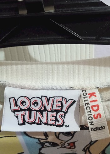 Kız Çocuk Renkli Looney Tunes Baskılı Sweatshirt - Görsel 3