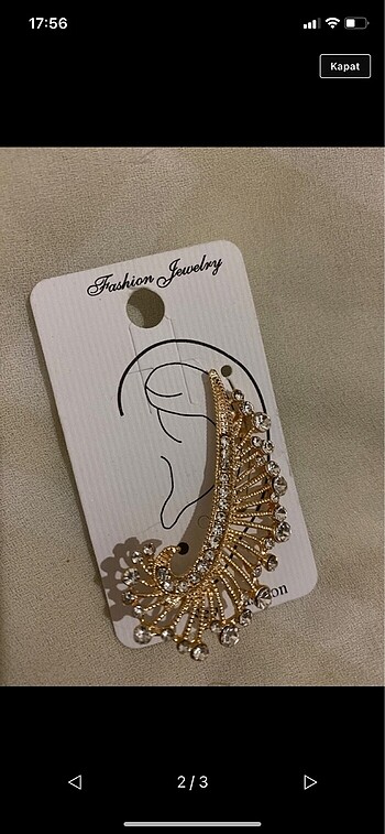 Accessorize Earcuff kulağı saran küpe