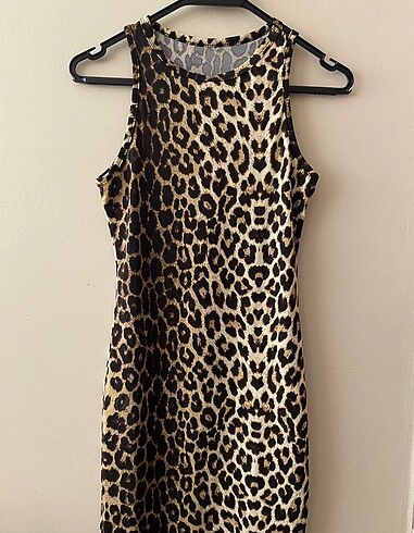 Leopar elbise