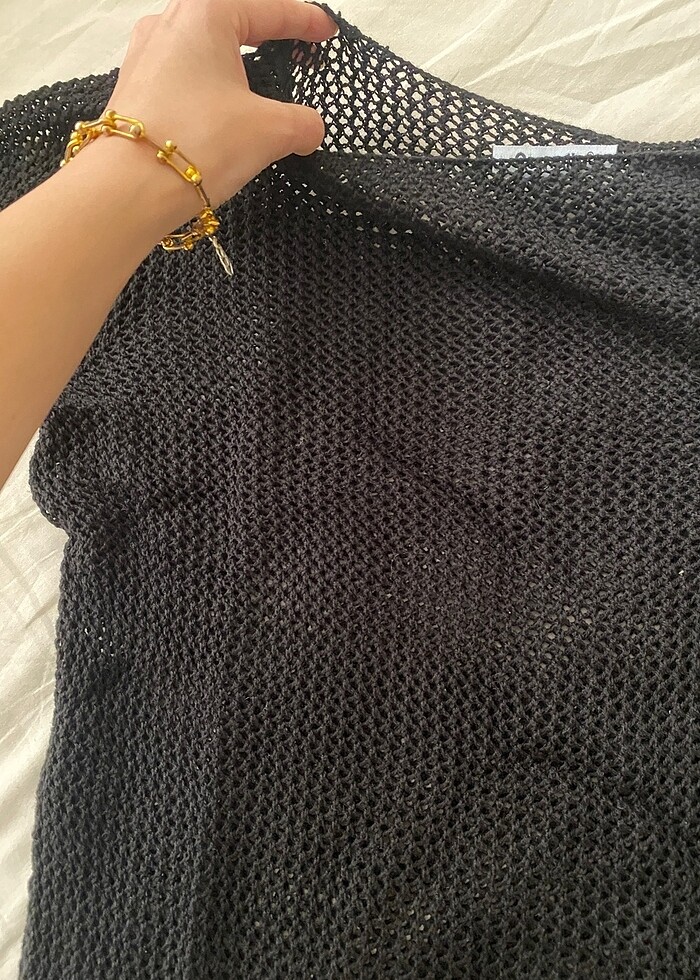 Siyah plaj elbisesi - Görsel 3