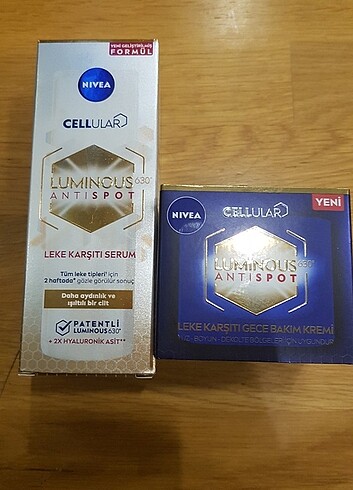 Nivea Luminous nemlendirici ve serum