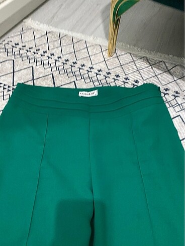 40 Beden yeşil Renk Yeşil palazzo pantolon