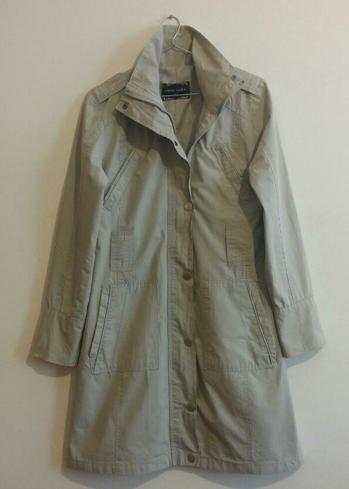 New girl spor trençkot parka - Görsel 4