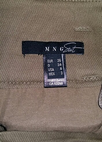 Yağ yeşili kalem etek - Görsel 6