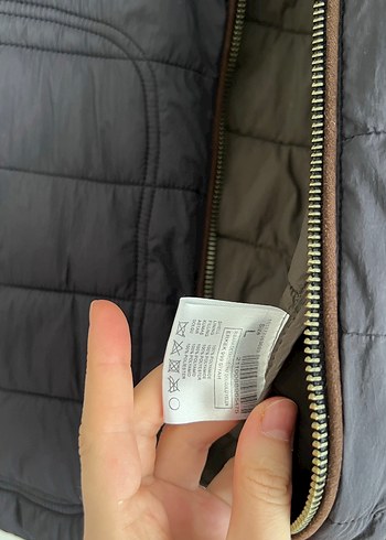 l Beden gri Renk Fermuarlı Erkek Kolsuz Mont, Yüksek Yaka, Gri