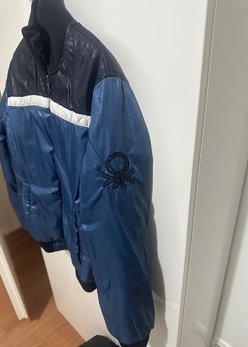 Erkek Çocuk Lacivert Fermuarlı mont benetton - Görsel 2