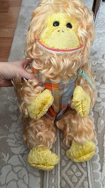 Coco Pari Bebek Sarı maymun nostaljik vintage oyuncak