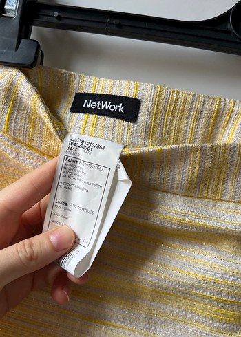 xs Beden Sarı Midi Kalem Etek tafta etek