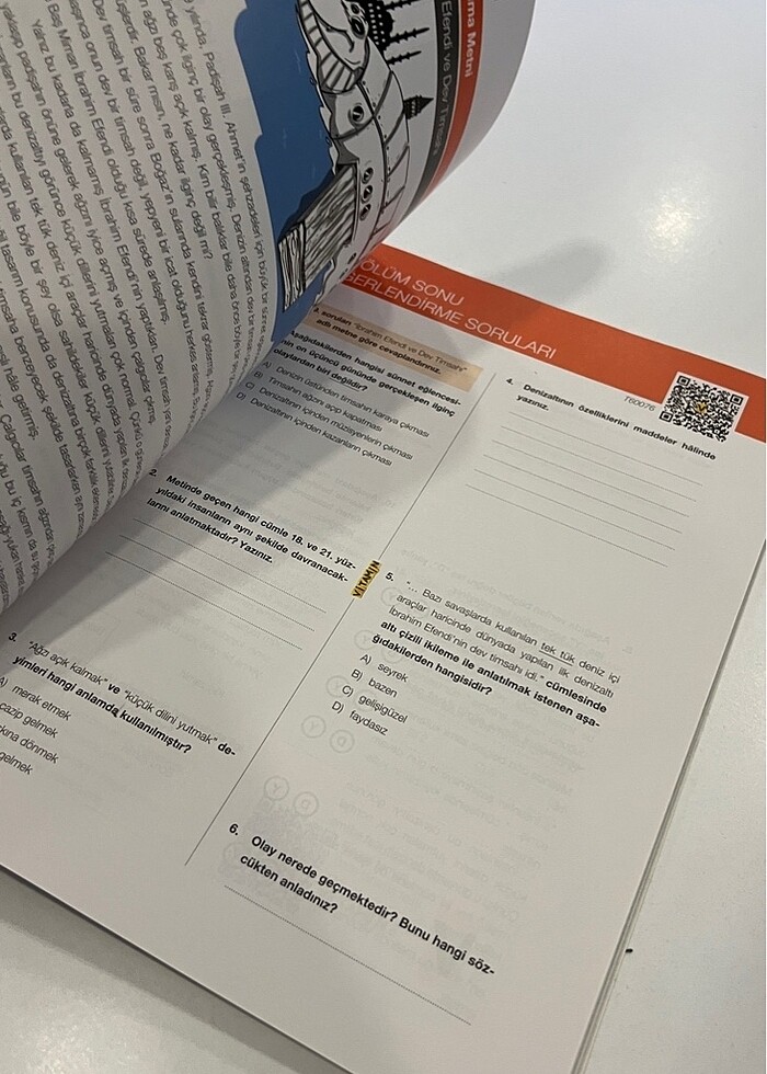 Türkçe vitamin sebit v cloud 6.sınıf türkçe kitap - Görsel 2