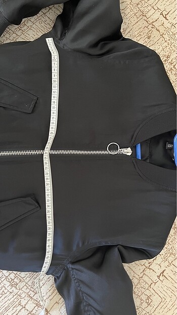 s Beden siyah Renk Siyah s beden bomber ceket h&m