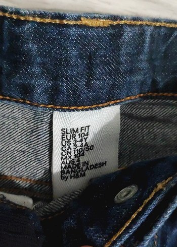 H&M H&M Erkek Lacivert Denim Pantolon