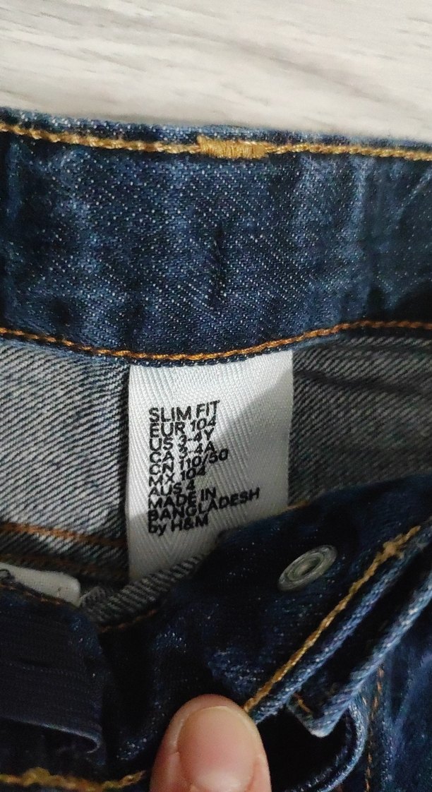 H&M Erkek Lacivert Denim Pantolon - Görsel 2