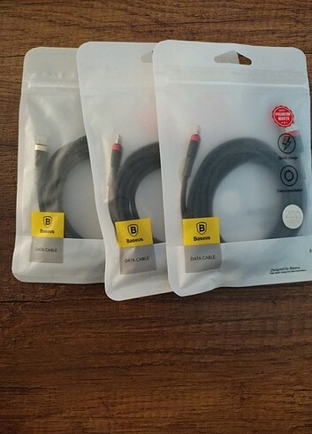 1 adet baseus lightning 2 metre kablo