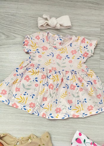 Nakışlı Denim Kız Çocuk Elbise - Görsel 5