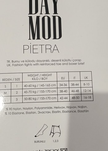 bayan siyah külotlu çorap - Görsel 3