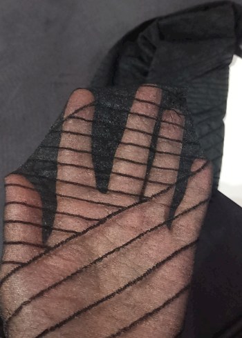 bayan siyah külotlu çorap - Görsel 5