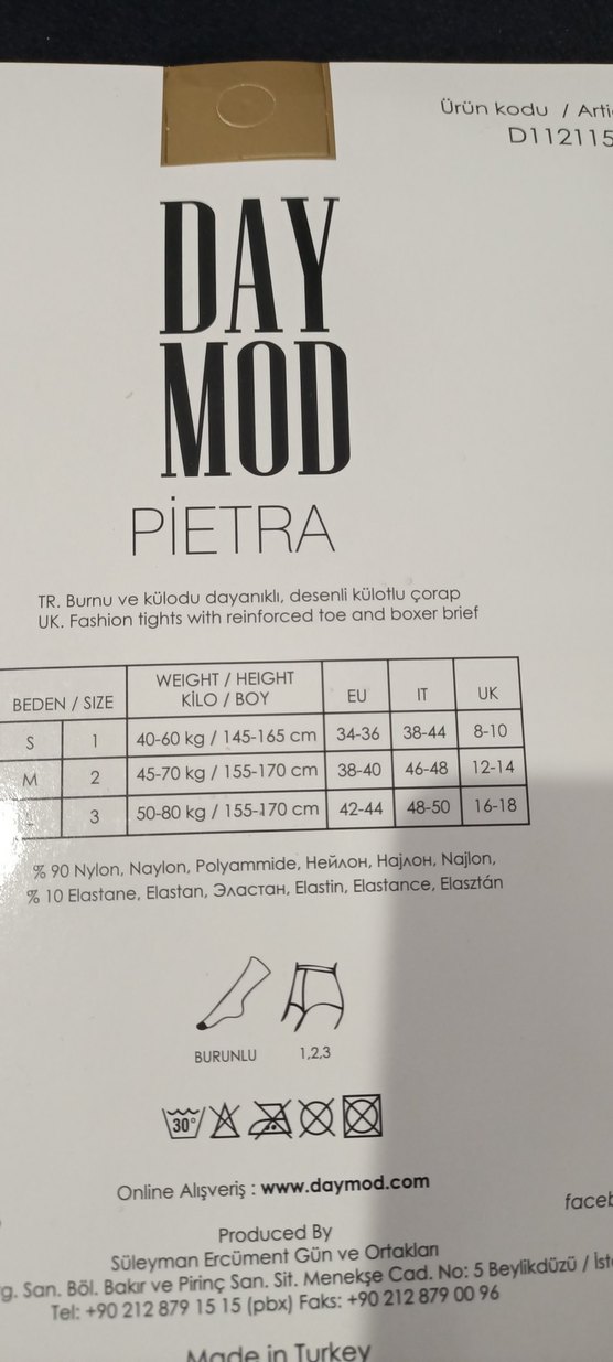 bayan siyah külotlu çorap - Görsel 3