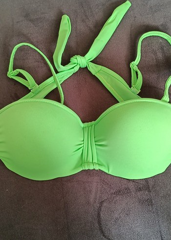 Yeşil Strappy Bikini Üstü - Görsel 5